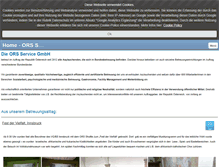 Tablet Screenshot of orsservice.at